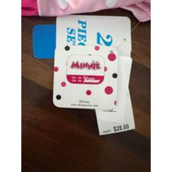 Disney Junior Minnie Mouse 2 pc. Swim Suit Size 4T - Picture 3 of 4